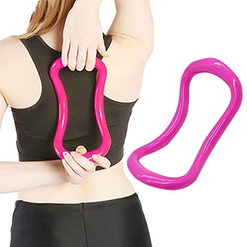 Aro Pilates Anillo de Pilates Fitness círculo mágico Yoga círculo mágico Pilates Ejercicio Anillo Pilates Fitness Anillos Anillo Muslo ejercitador Rosered,1