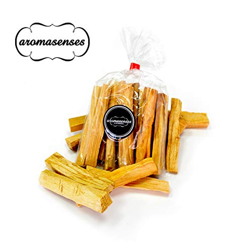 AROMASENSES Palo Santo Sagrado De Perú, 100% Natural, Bursera Graveolens, 100 Gramos, Limpiador de Energías .-Corte Artesanal AROMASENSES Palo Santo Sagrado De Perú, 100% Natural, Bursera Graveolens, 100 Gramos, Limpiador de Energías .-Corte Artesanal