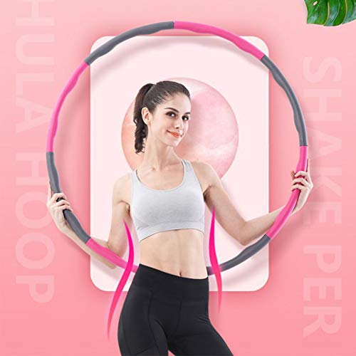 Aros de Hula con Peso, Ancho Ajustable 75-95 cm (29,5-37,4 Pulgadas) Regalo para jóvenes Adultos Las Mujeres Pierden Peso