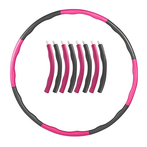 Aros de Hula con Peso, Ancho Ajustable 75-95 cm (29,5-37,4 Pulgadas) Regalo para jóvenes Adultos Las Mujeres Pierden Peso Aros de Hula con Peso, Ancho Ajustable 75-95 cm (29,5-37,4 Pulgadas) Regalo para jóvenes Adultos Las Mujeres Pierden Peso