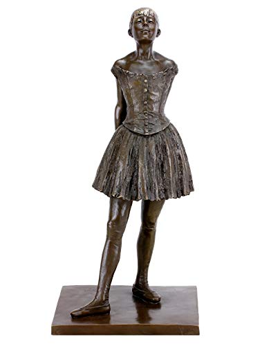 Arte & Ambiente – Pequeña bailarina de catorce años – moderna escultura de bronce Edgar Degas – Altura: 66 cm – Ramo de bronce – impresionismo – bailarina de balet