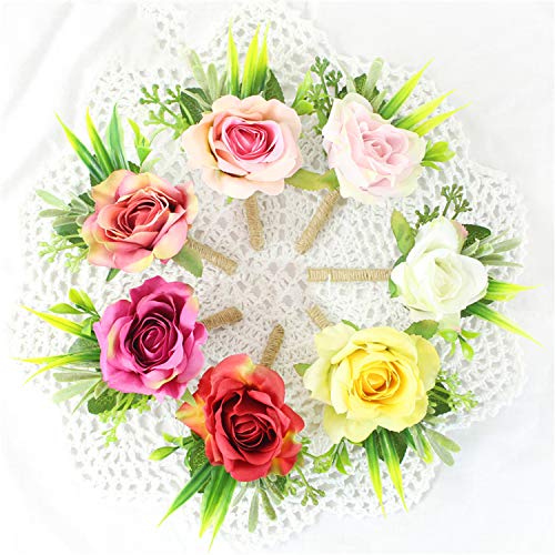 Arte Flor De Seda Rosas Novio Boutonniere Ojal Hombres Flor Boda Ramillete Pin Pulsera Blanco Rosa Boda Testigo Accesorios de Matrimonio-Boutonniere-3- Arte Flor De Seda Rosas Novio Boutonniere Ojal Hombres Flor Boda Ramillete Pin Pulsera Blanco Rosa Boda Testigo Accesorios de Matrimonio-Boutonniere-3-