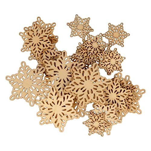 Artemio 30 Mini Siluetas de Madera - Copo de Nieve Artemio 30 Mini Siluetas de Madera - Copo de Nieve