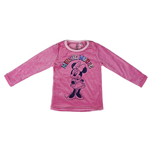 Artesania Cerda Pijama Largo Poly Minnie Conjuntos, Rosa (Rosa C08), 6 Años para Niñas