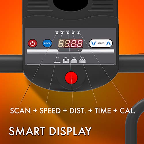 ArtGo Pablo Cinta de Correr Plegable Eléctrica Compact, Velocidad máxima de 7 km/h, Soporte para Tableta, Ruedas de Transporte, Manillar Suave al Tacto, Alfombra de Viaje Maxy Grip ArtGo Pablo Cinta de Correr Plegable Eléctrica Compact, Velocidad máxima de 7 km/h, Soporte para Tableta, Ruedas de Transporte, Manillar Suave al Tacto, Alfombra de Viaje Maxy Grip