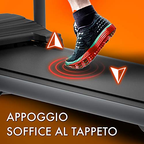 ArtGo Pablo Cinta de Correr Plegable Eléctrica Compact, Velocidad máxima de 7 km/h, Soporte para Tableta, Ruedas de Transporte, Manillar Suave al Tacto, Alfombra de Viaje Maxy Grip ArtGo Pablo Cinta de Correr Plegable Eléctrica Compact, Velocidad máxima de 7 km/h, Soporte para Tableta, Ruedas de Transporte, Manillar Suave al Tacto, Alfombra de Viaje Maxy Grip