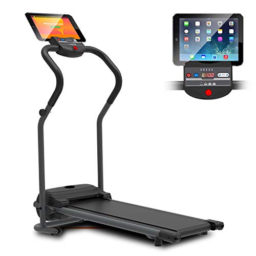ArtGo Pablo Cinta de Correr Plegable Eléctrica Compact, Velocidad máxima de 7 km/h, Soporte para Tableta, Ruedas de Transporte, Manillar Suave al Tacto, Alfombra de Viaje Maxy Grip ArtGo Pablo Cinta de Correr Plegable Eléctrica Compact, Velocidad máxima de 7 km/h, Soporte para Tableta, Ruedas de Transporte, Manillar Suave al Tacto, Alfombra de Viaje Maxy Grip