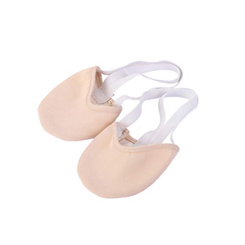 Artibetter Bailar media zapatilla de ballet lírica contemporánea para mujeres, niñas, talla 39-41 (color de la piel)