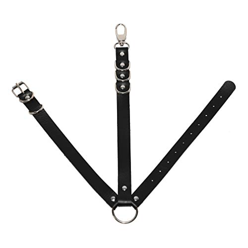 Artibetter Sexy Punk Cuero Arnés Liguero Ajustable Cintura Pierna Cincher Jaula Cinturón para Mujer