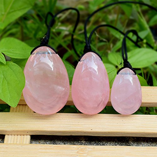 ARTLILY 3 unids Cuarzo rosa Yoni Huevo Cristal perforado Masaje Huevo de piedra para mujeres Ejercicio Kegel Músculos del piso pélvico Ejercicio vaginal Cuidado de la salud del huevo Yoni ARTLILY 3 unids Cuarzo rosa Yoni Huevo Cristal perforado Masaje Huevo de piedra para mujeres Ejercicio Kegel Músculos del piso pélvico Ejercicio vaginal Cuidado de la salud del huevo Yoni