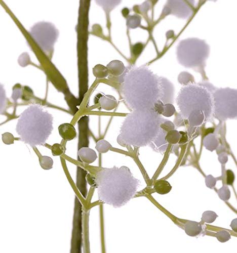 artplants.de Set 11 x Ramas sintéticas de Velo de Novia Asana, Blanco, 65cm, Ø0,5cm - Gypsophila Artificial - Pack de gisófilas de plástico artplants.de Set 11 x Ramas sintéticas de Velo de Novia Asana, Blanco, 65cm, Ø0,5cm - Gypsophila Artificial - Pack de gisófilas de plástico
