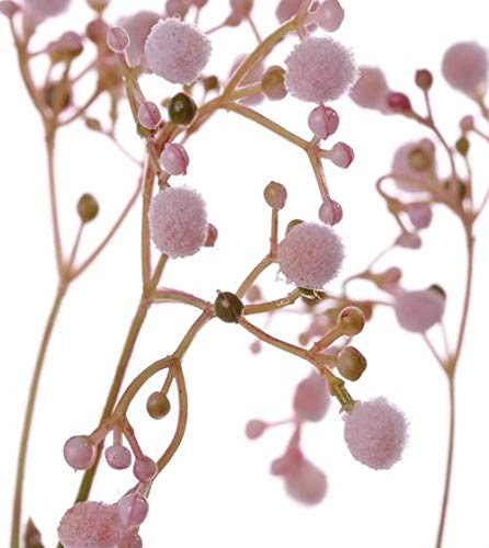 artplants.de Set 9 x Ramas sintéticas de Velo de Novia Asana, Rosa, 65cm, Ø0,5cm - Gypsophila Artificial - Pack de gisófilas de plástico