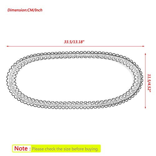 Artudatech Correa de transmisión de motocicleta, correa de transmisión de motocicleta de repuesto para Yamaha Jog 50 90 Scooter 1989-2005 3WF-17641-00 3KJ-17641-00 Artudatech Correa de transmisión de motocicleta, correa de transmisión de motocicleta de repuesto para Yamaha Jog 50 90 Scooter 1989-2005 3WF-17641-00 3KJ-17641-00