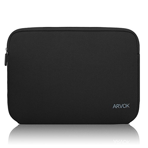 Arvok 11,6 Pulgadas Funda Protectora para Portátiles/Impermeable Ordenador Portátil Caso/Neopreno del Portátil Bolsa para Acer/ASUS/DELL/Fujitsu/Lenovo/HP/Samsung/Sony (Negro)