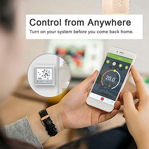 Arxus WiFi Programable Smart Termostato Pantalla LCD Controlador de Temperatura para Calderas de Calefacción/Aire Acondicionado Trabaje con Alexa Google Home IFTTT Arxus WiFi Programable Smart Termostato Pantalla LCD Controlador de Temperatura para Calderas de Calefacción/Aire Acondicionado Trabaje con Alexa Google Home IFTTT