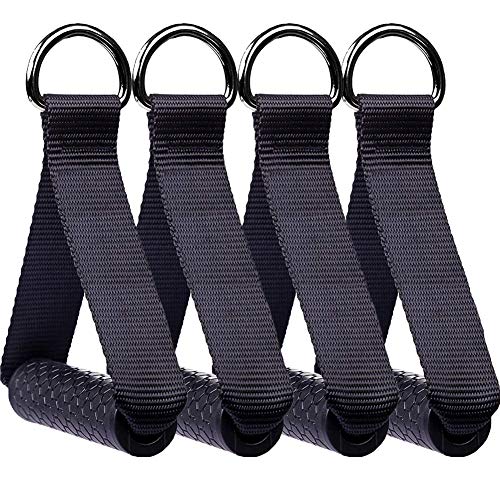 Asas de repuesto para correa de ejercicios -WENTS resistencia a la flexión mejorada, empuñadura de silicona con núcleo de ABS macizo para Fitness entrenamiento gimnasio Crossover tríceps ejercicio Asas de repuesto para correa de ejercicios -WENTS resistencia a la flexión mejorada, empuñadura de silicona con núcleo de ABS macizo para Fitness entrenamiento gimnasio Crossover tríceps ejercicio