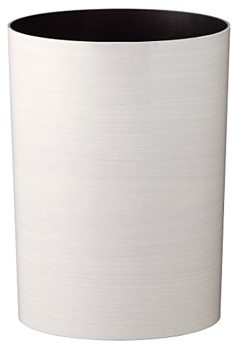 ASBEL, Lid Without Lid White Φ17.3×23.3 Leclerc Woodgrain Waste S ASBEL, Lid Without Lid White Φ17.3×23.3 Leclerc Woodgrain Waste S
