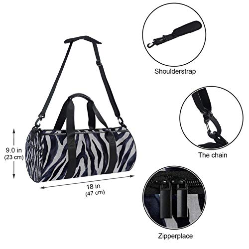 ASDFSD Bolsa de deporte de leopardo gris bolsa de gimnasio mediana bolsa de viaje bolsa de fitness deporte equipo bolsa de equipo ASDFSD Bolsa de deporte de leopardo gris bolsa de gimnasio mediana bolsa de viaje bolsa de fitness deporte equipo bolsa de equipo