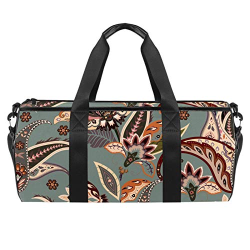 ASDFSD Bolsa de deporte para gimnasio, bolsa de viaje mediana para fitness, equipo de deporte, bolsa de equipo artístico de flores ASDFSD Bolsa de deporte para gimnasio, bolsa de viaje mediana para fitness, equipo de deporte, bolsa de equipo artístico de flores