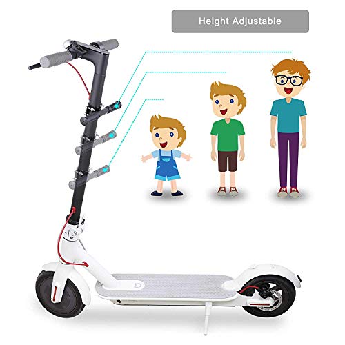 ASEOK Scooter Manillar para niños Barra de Agarre Ajustable Holder Seguro Kids Barandilla para Xiaomi M365 Scooter (Negro)