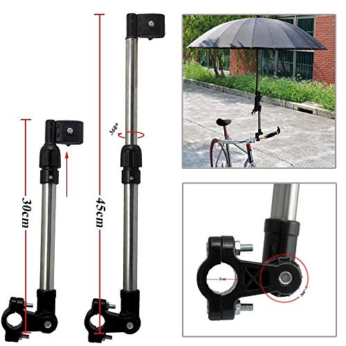 ASEOK Soporte de bicicleta, Soporte de barra de paraguas Silla de ruedas Silla de bebé Bicicleta Paraguas Marco Soporte Asa Paraguas Conector Soporte de cochecito Soporte de soporte de bicicleta ASEOK Soporte de bicicleta, Soporte de barra de paraguas Silla de ruedas Silla de bebé Bicicleta Paraguas Marco Soporte Asa Paraguas Conector Soporte de cochecito Soporte de soporte de bicicleta