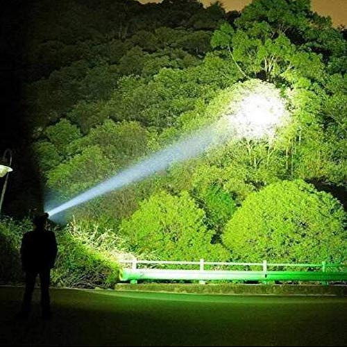 asfasfd Linterna Ultravision Pro, XHP50 / XHP70 Luz de antorcha con Zoom Recargable, Impermeable, súper Brillante, de Alto lúmenes, Adecuada (XHP50, con 1 batería 26650) asfasfd Linterna Ultravision Pro, XHP50 / XHP70 Luz de antorcha con Zoom Recargable, Impermeable, súper Brillante, de Alto lúmenes, Adecuada (XHP50, con 1 batería 26650)