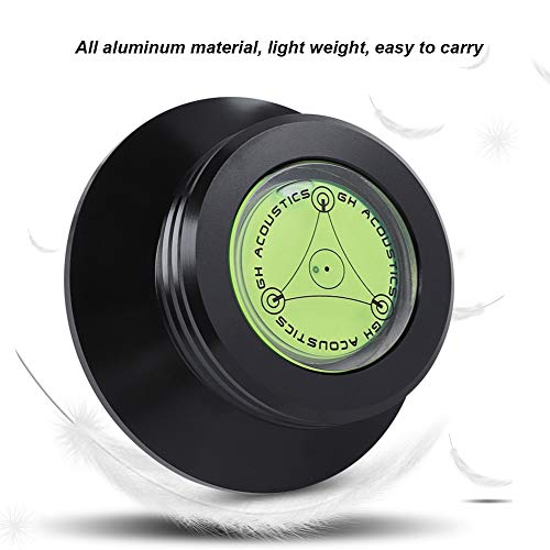 ASHATA Estabilizador de Disco Abrazadera Stabilizer de Aluminio para Reproductor de Discos Vinilo LP,Reproductor de CD,Chasis,Altavoces,etc.(Negro) ASHATA Estabilizador de Disco Abrazadera Stabilizer de Aluminio para Reproductor de Discos Vinilo LP,Reproductor de CD,Chasis,Altavoces,etc.(Negro)