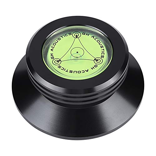 ASHATA Estabilizador de Disco Abrazadera Stabilizer de Aluminio para Reproductor de Discos Vinilo LP,Reproductor de CD,Chasis,Altavoces,etc.(Negro) ASHATA Estabilizador de Disco Abrazadera Stabilizer de Aluminio para Reproductor de Discos Vinilo LP,Reproductor de CD,Chasis,Altavoces,etc.(Negro)