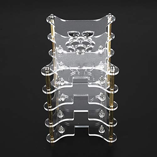 ASHATA para Raspberry Pi Case, 4 Capas de acrílico Transparente Stack Stack Stack para Raspberry Pi 3/2 B y B +, Raspberry Pi 3/2 B y B + acrílico Shell 4 Capas de acrílico Case ASHATA para Raspberry Pi Case, 4 Capas de acrílico Transparente Stack Stack Stack para Raspberry Pi 3/2 B y B +, Raspberry Pi 3/2 B y B + acrílico Shell 4 Capas de acrílico Case