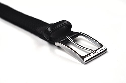 Ashford Ridge 33mm (1.25") cinturón elástico negro (tamaños 80cm - 100cm)