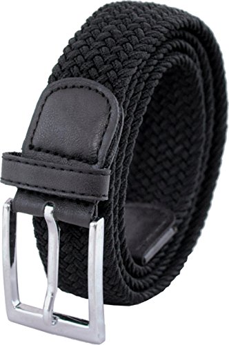 Ashford Ridge 33mm (1.25") cinturón elástico negro (tamaños 80cm - 100cm) Ashford Ridge 33mm (1.25") cinturón elástico negro (tamaños 80cm - 100cm)