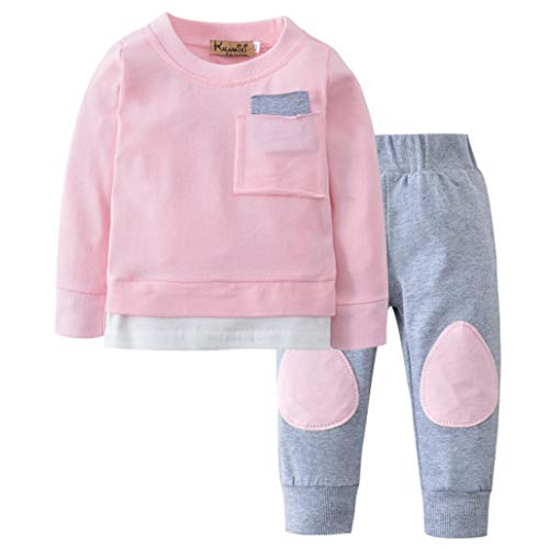 ASHOP Body Bebe nena Conjunto niño 2 años Ropa Recien Nacido (Rosado,90 (12-18Meses)) ASHOP Body Bebe nena Conjunto niño 2 años Ropa Recien Nacido (Rosado,90 (12-18Meses))
