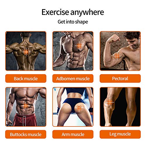 ASIAKK Electroestimulador Muscular Abdominales Cinturón, Masajeador Eléctrico Cinturón, Abdomen/Brazo Piernas/Cintura Entrenador Muscular ASIAKK Electroestimulador Muscular Abdominales Cinturón, Masajeador Eléctrico Cinturón, Abdomen/Brazo Piernas/Cintura Entrenador Muscular