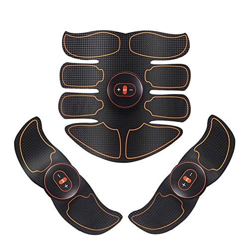 ASIAKK Electroestimulador Muscular Abdominales Cinturón, Masajeador Eléctrico Cinturón, Abdomen/Brazo Piernas/Cintura Entrenador Muscular ASIAKK Electroestimulador Muscular Abdominales Cinturón, Masajeador Eléctrico Cinturón, Abdomen/Brazo Piernas/Cintura Entrenador Muscular