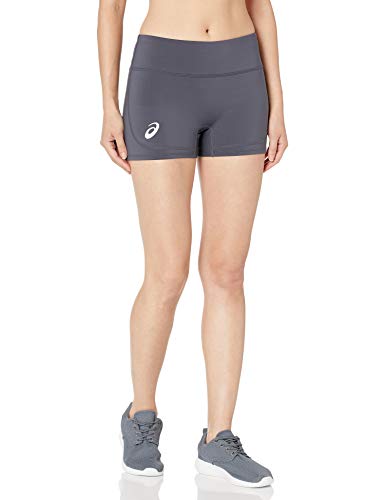 ASICS 3in VB Short Pantalones Cortos, Team Steel Grey, Medium para Mujer ASICS 3in VB Short Pantalones Cortos, Team Steel Grey, Medium para Mujer