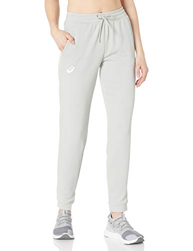 ASICS French Terry Jogger Pantalones de chándal, Team Athletic Gris, Extra-Large para Mujer
