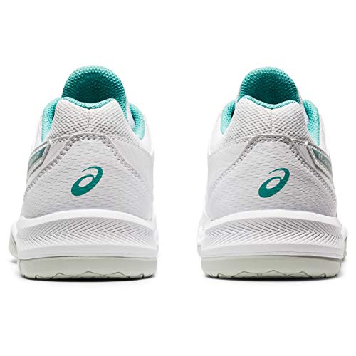 ASICS Gel-Dedicate 6, Zapatos de Tenis Mujer, White Techno Cyan, 39 EU ASICS Gel-Dedicate 6, Zapatos de Tenis Mujer, White Techno Cyan, 39 EU