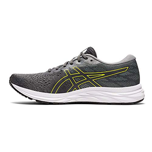 Asics Gel-Excite 7, Sneaker Hombre, Carrier Grey/Lime Zest, 43.5 EU