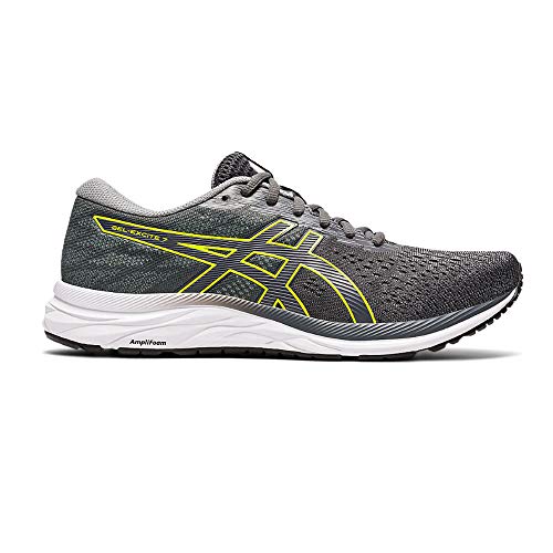 Asics Gel-Excite 7, Sneaker Hombre, Carrier Grey/Lime Zest, 43.5 EU