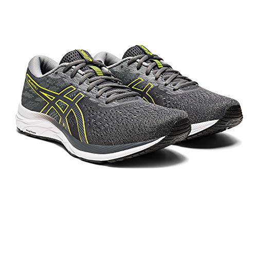 Asics Gel-Excite 7, Sneaker Hombre, Carrier Grey/Lime Zest, 43.5 EU