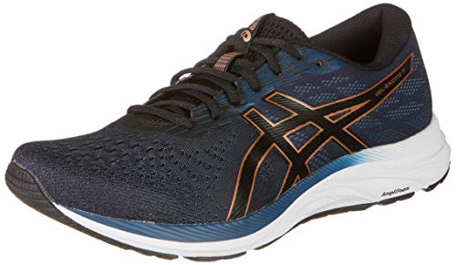 Asics Gel-Excite 7, Zapatilla de Correr para Hombre, Negro/Puro Bronce, 43.5 EU