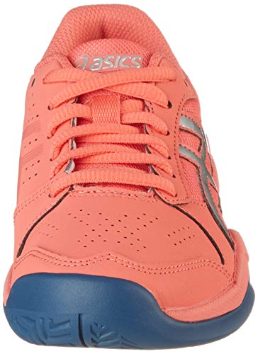 ASICS Gel-Game 7 GS, Zapatos de Tenis Unisex niños, Rosso Papaya Silver 704, 35 EU