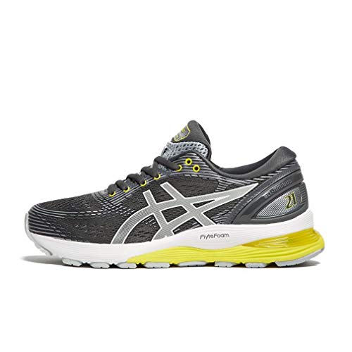 Asics Gel-Nimbus 21 - Zapatillas de running para mujer, color rosa, talla 42, Mujer, Gris oscuro., 39.5 EU