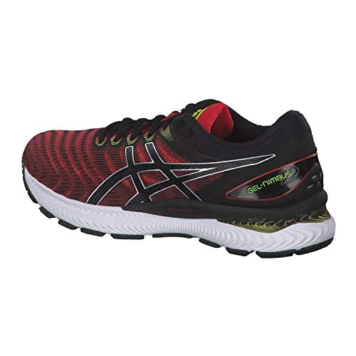 Asics Gel-Nimbus 22, Running Shoe Hombre, Clásico Rojo/Negro, 42 EU