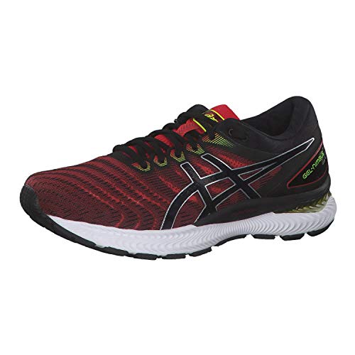 Asics Gel-Nimbus 22, Running Shoe Hombre, Clásico Rojo/Negro, 42 EU