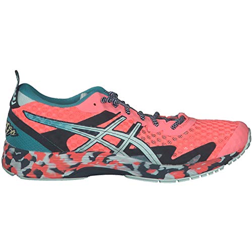 ASICS Gel-Noosa Tri 12, Zapatillas de Running Mujer, Sun Coral Bio Mint, 39 EU