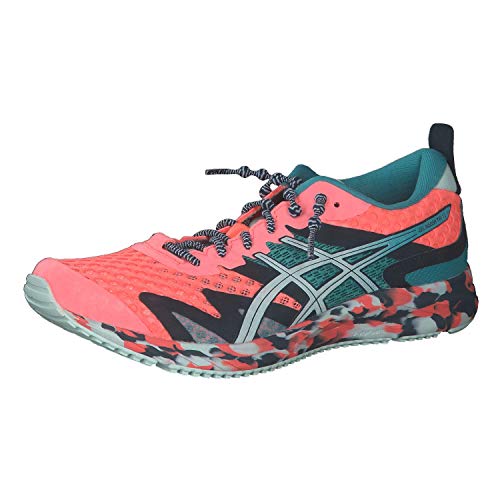 ASICS Gel-Noosa Tri 12, Zapatillas de Running Mujer, Sun Coral Bio Mint, 39 EU