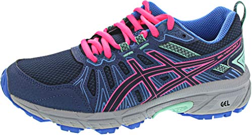 Asics Gel-Venture 7 GS, Running Shoe, Peacoat/Hot Pink, 37 EU