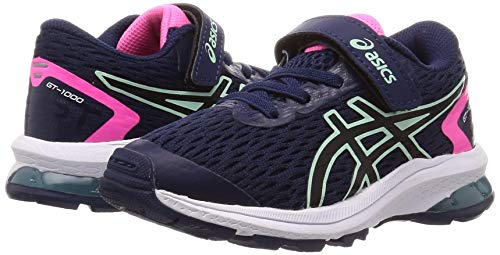 ASICS GT-1000 9 PS, Zapatillas Deportivas Unisex niños, Peacoat/Black, 33.5 EU