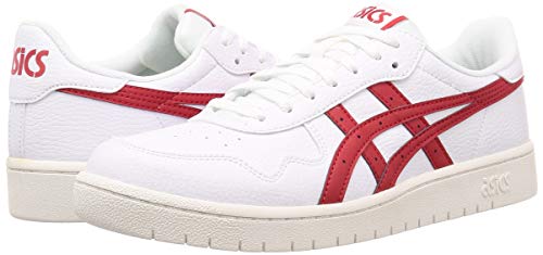 Asics Japan S, Running Shoe Unisex-Adult, Blanco/Speed Red, 44 EU